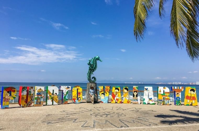 Seahorse Sculpture on Puerto Vallarta's Malecon