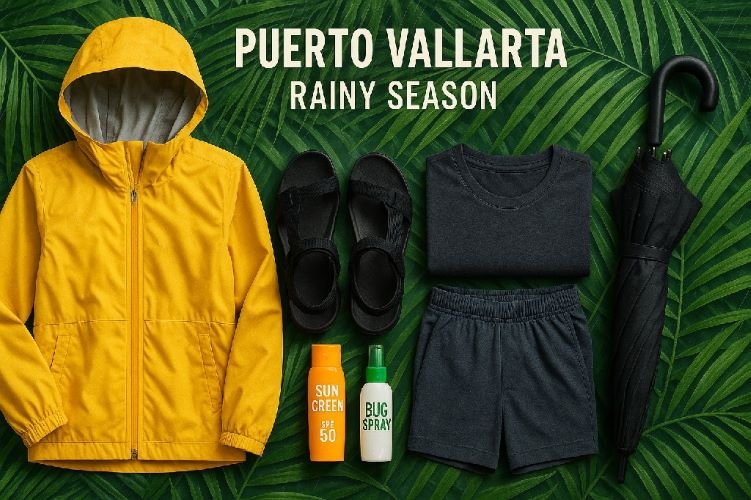 what to pack for Puerto Vallarta rainy season