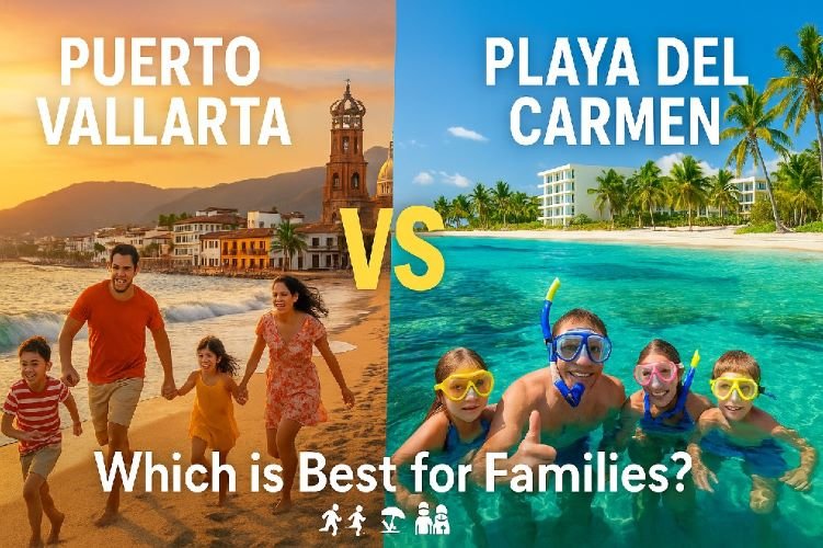 Puerto Vallarta vs Playa del Carmen for families